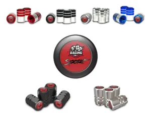 Tires Valve Stem Caps for Car Sporty